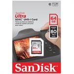 SanDisk SDHC 80mb/s - 64GB